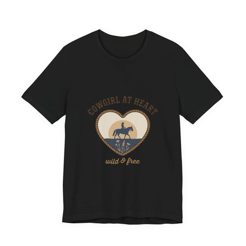 Cowgirl at Heart Tee | western, ranch, rustic prairie vintage
