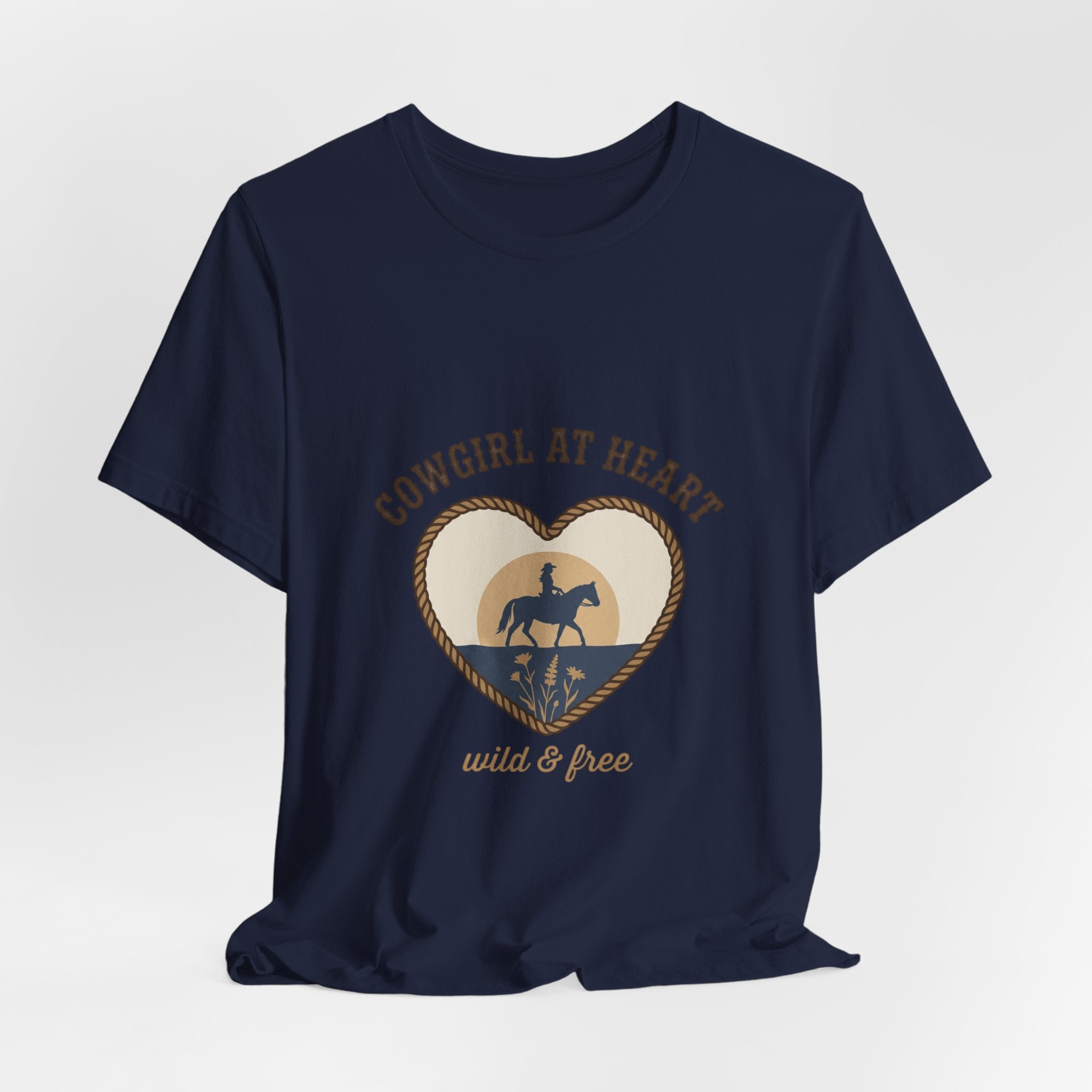 Cowgirl at Heart Tee | western, ranch, rustic prairie vintage