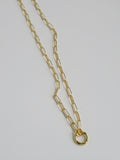 Scarlett Charm Holder Necklace - Clicker Clasp - add charms