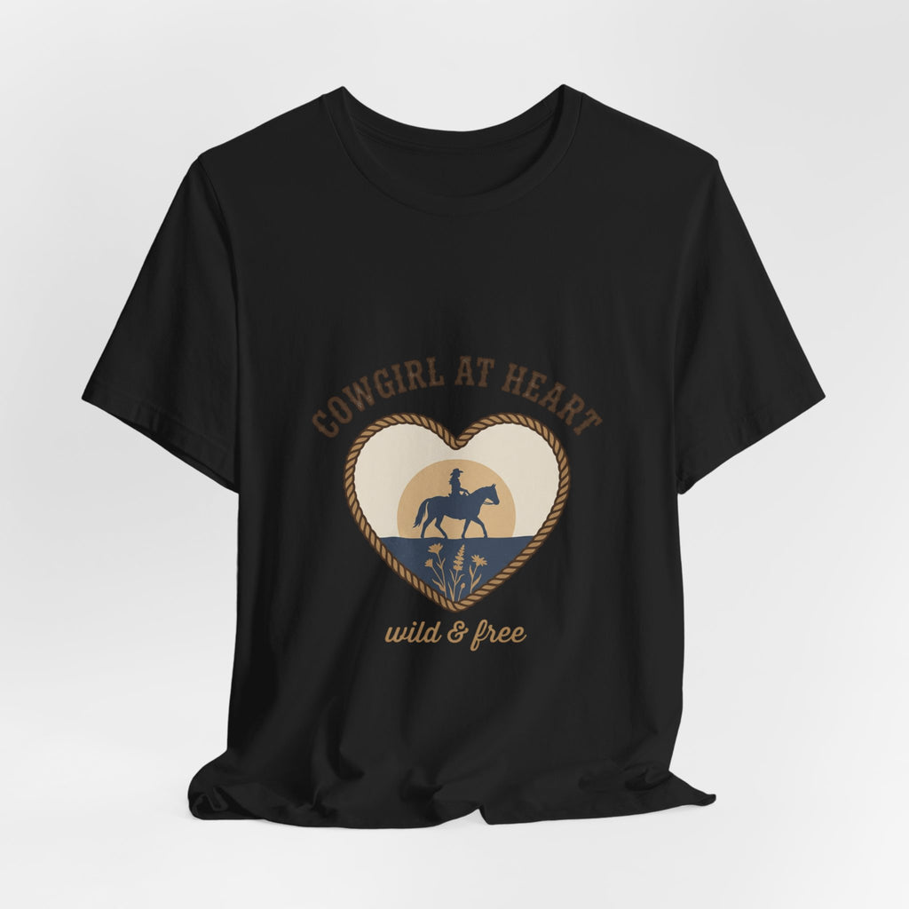 Cowgirl at Heart Tee | western, ranch, rustic prairie vintage