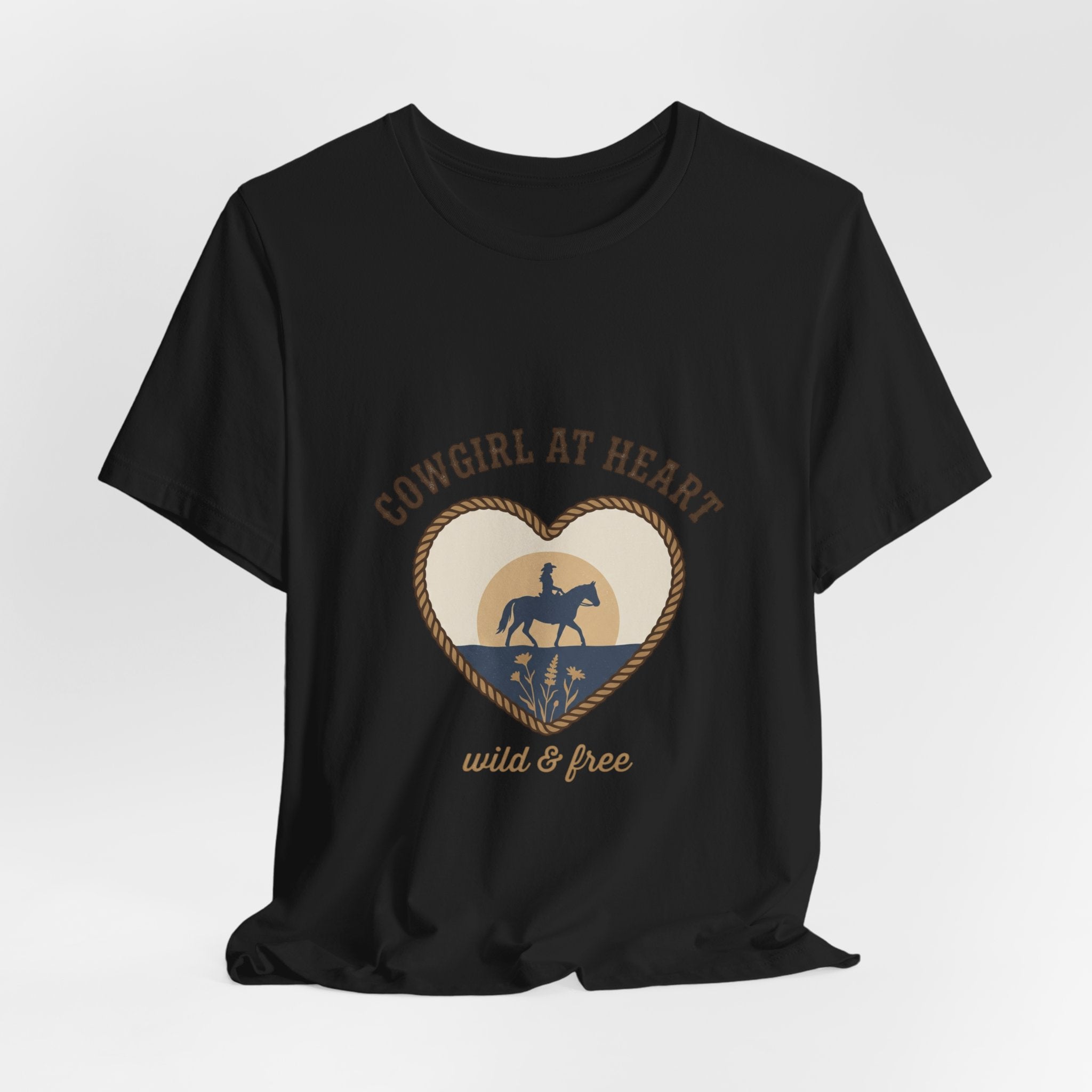 Cowgirl at Heart Tee | western, ranch, rustic prairie vintage