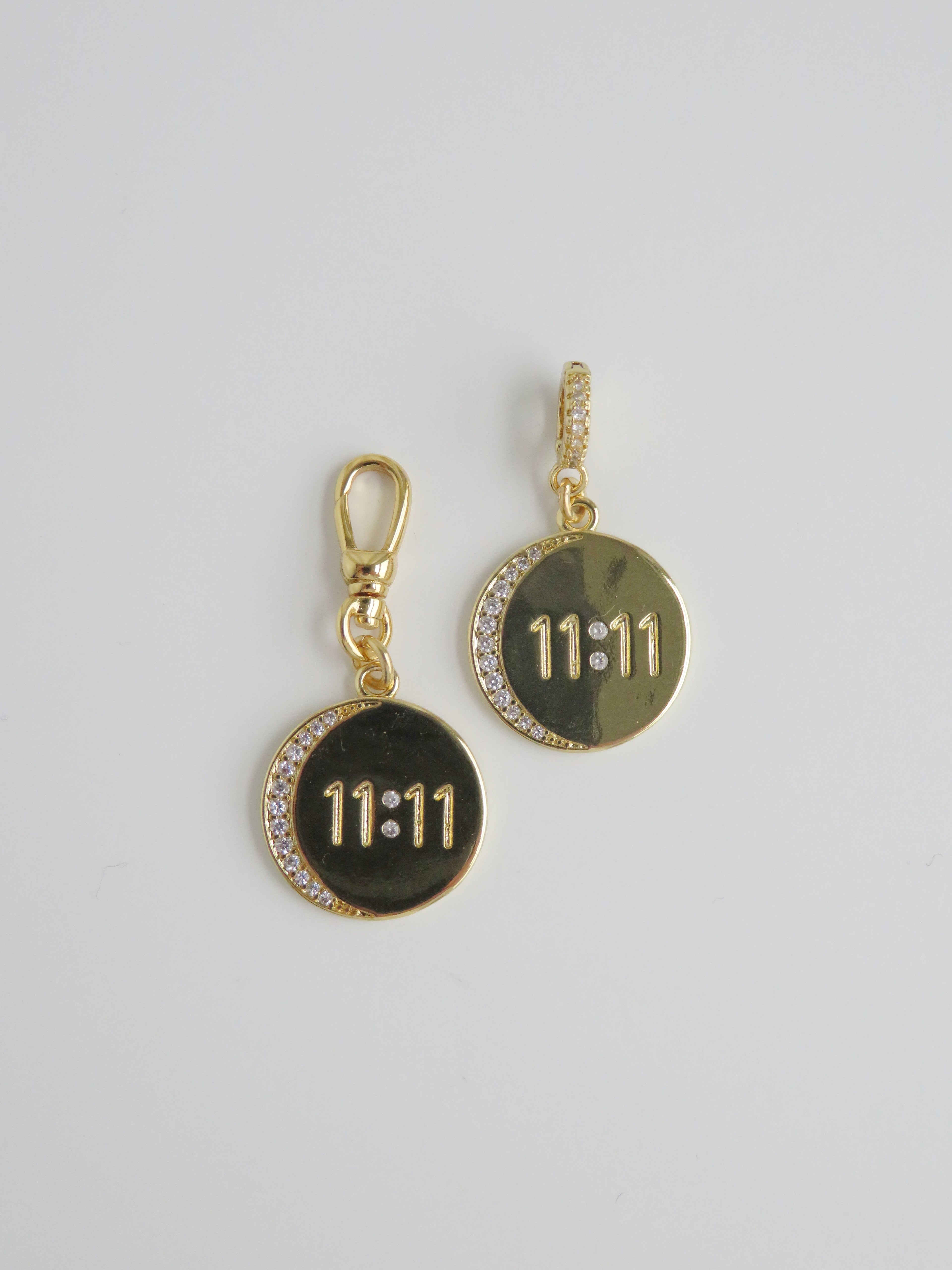 11:11 Gold Angel Number on Clasp