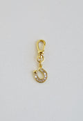 Manifest Luck, Protection & Prosperity - Diamond Horseshoe Charm with Swivel Clasp