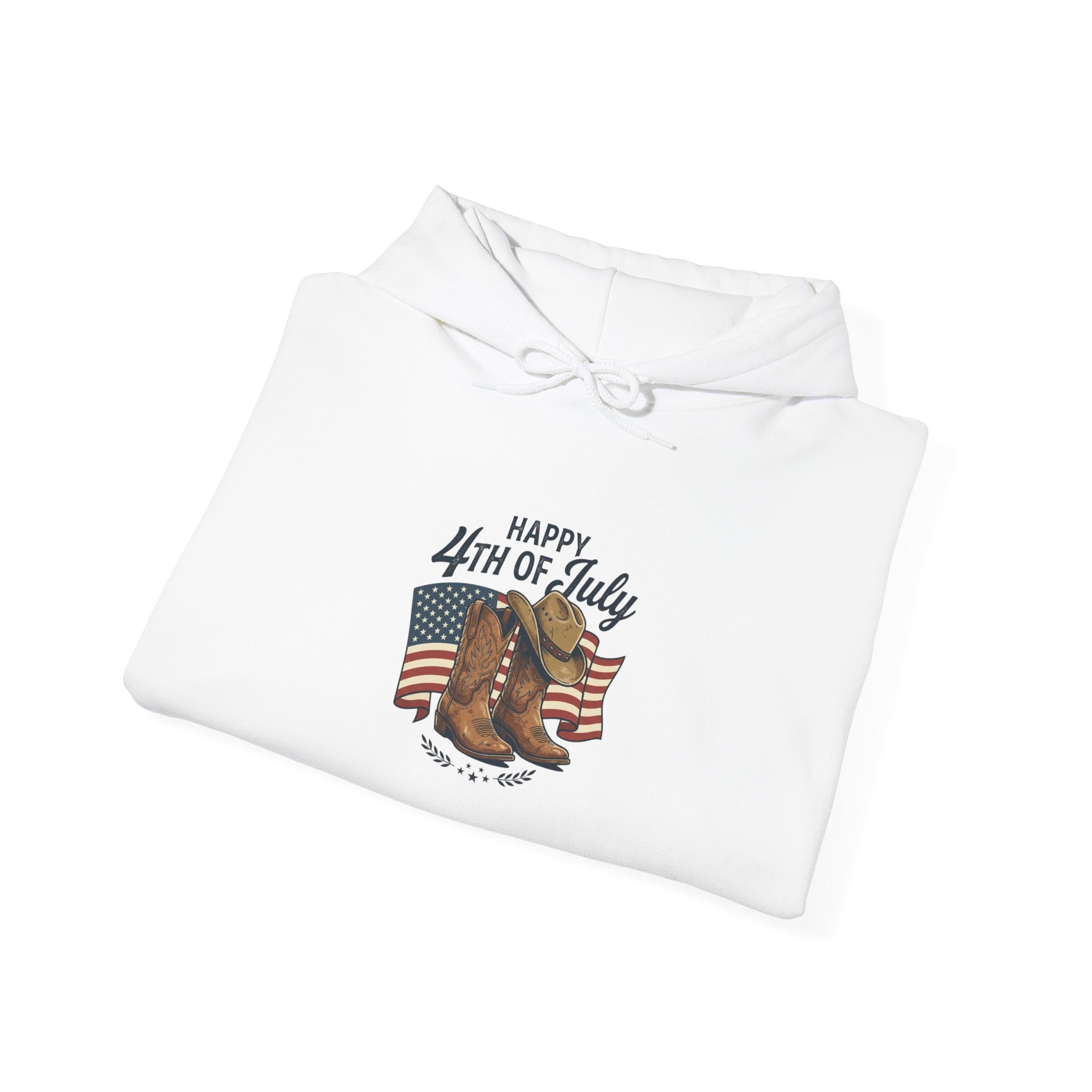 Fourth of July Cowgirl Hoodie | western ranch rustic prairie rodeo vintage