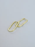 Catalina Diamond Hoops