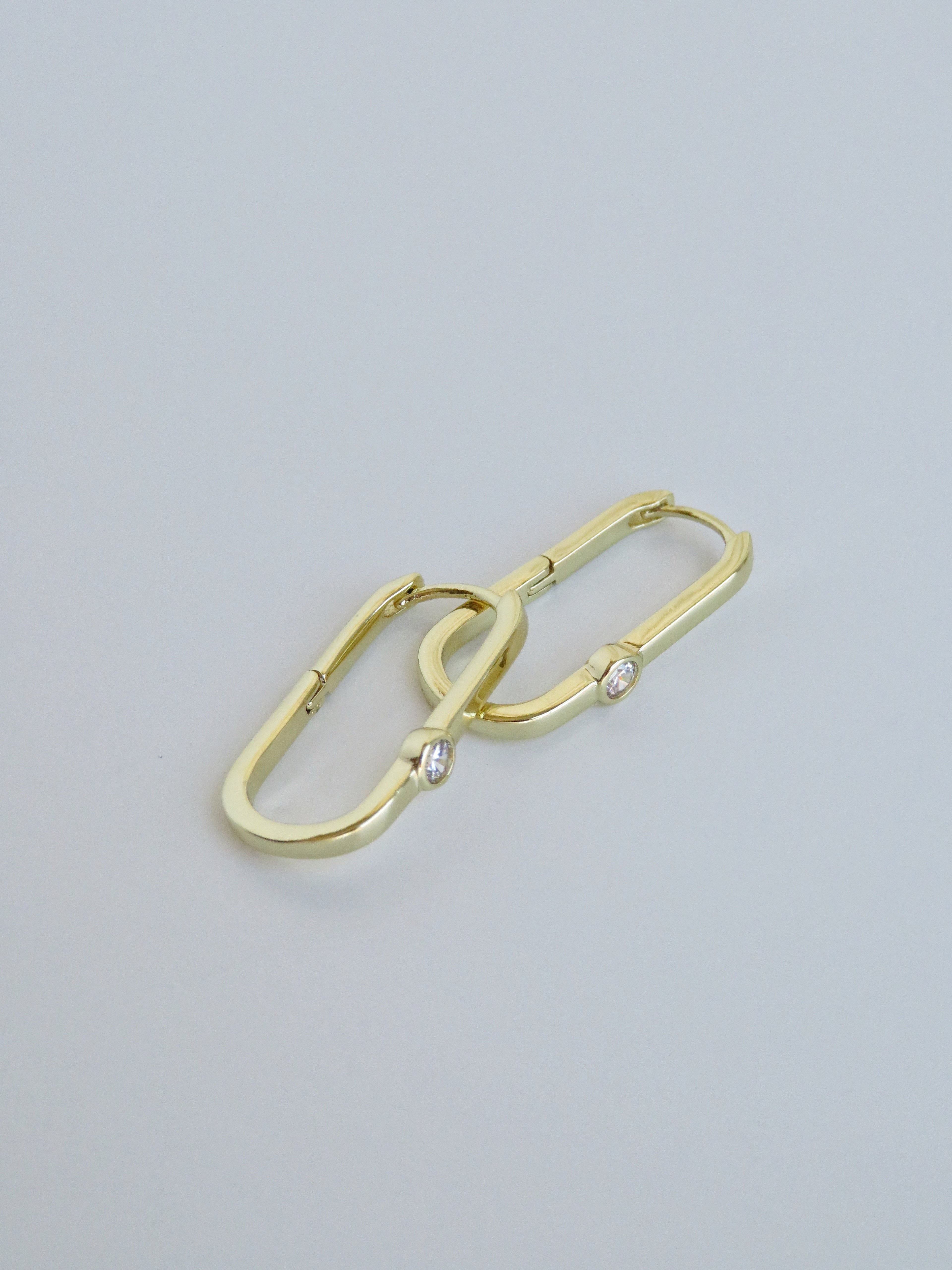 Catalina Diamond Hoops