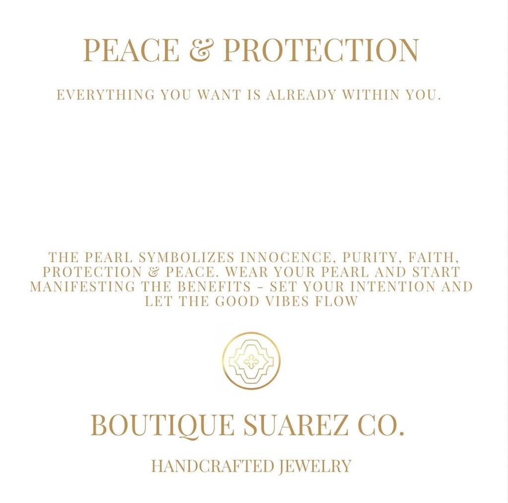 Manifest Peace - Pearl Bracelet