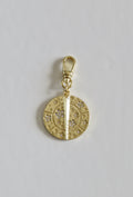 Blossoms with Thorn Sundial Charm on Swivel Clasp