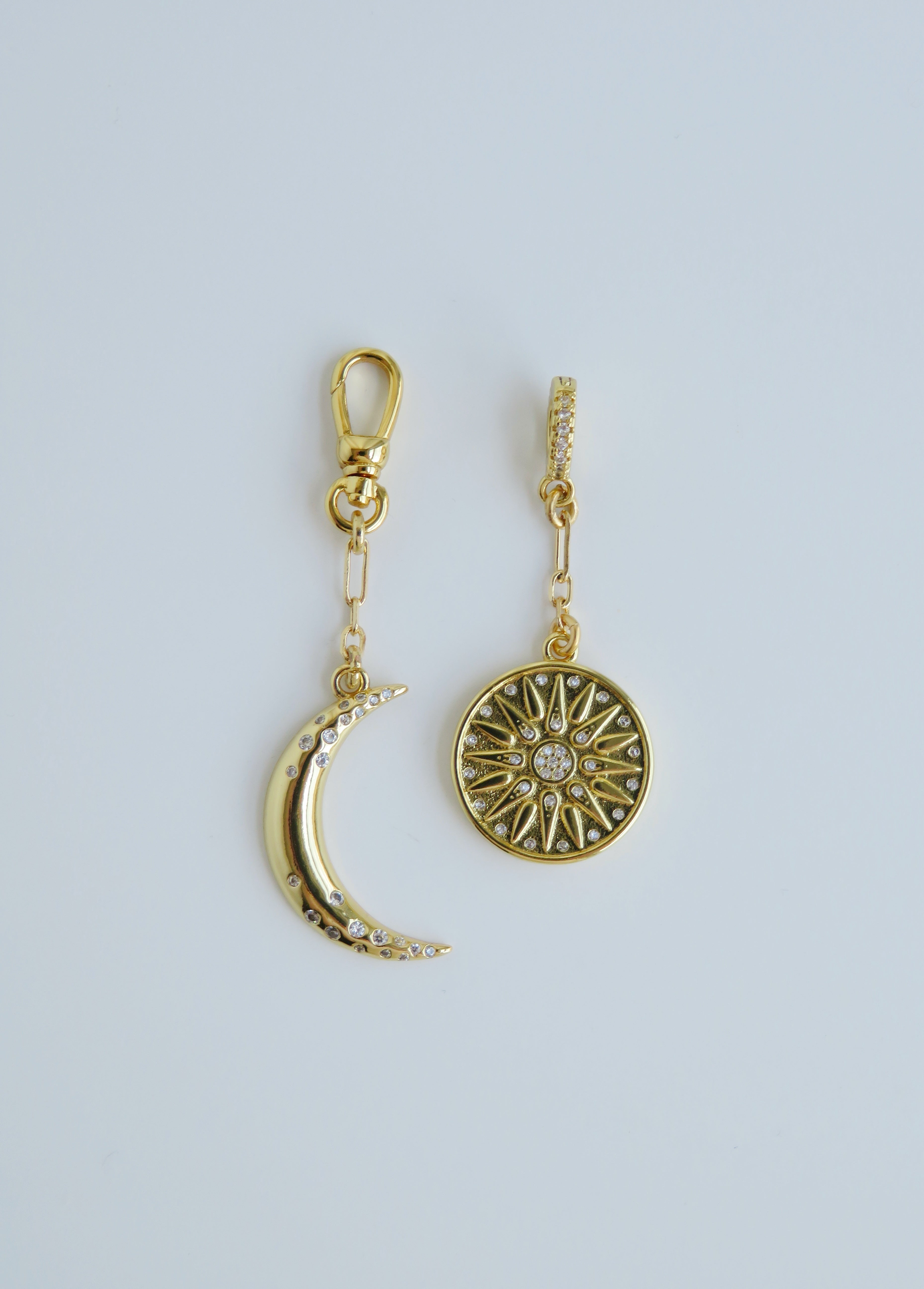 Celestial Hinged Clasp Chain Charms