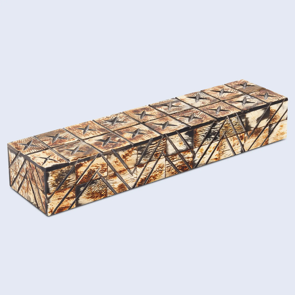 Decorative Box Kept Paradox Collection Horn Inlay available in 7 sizes