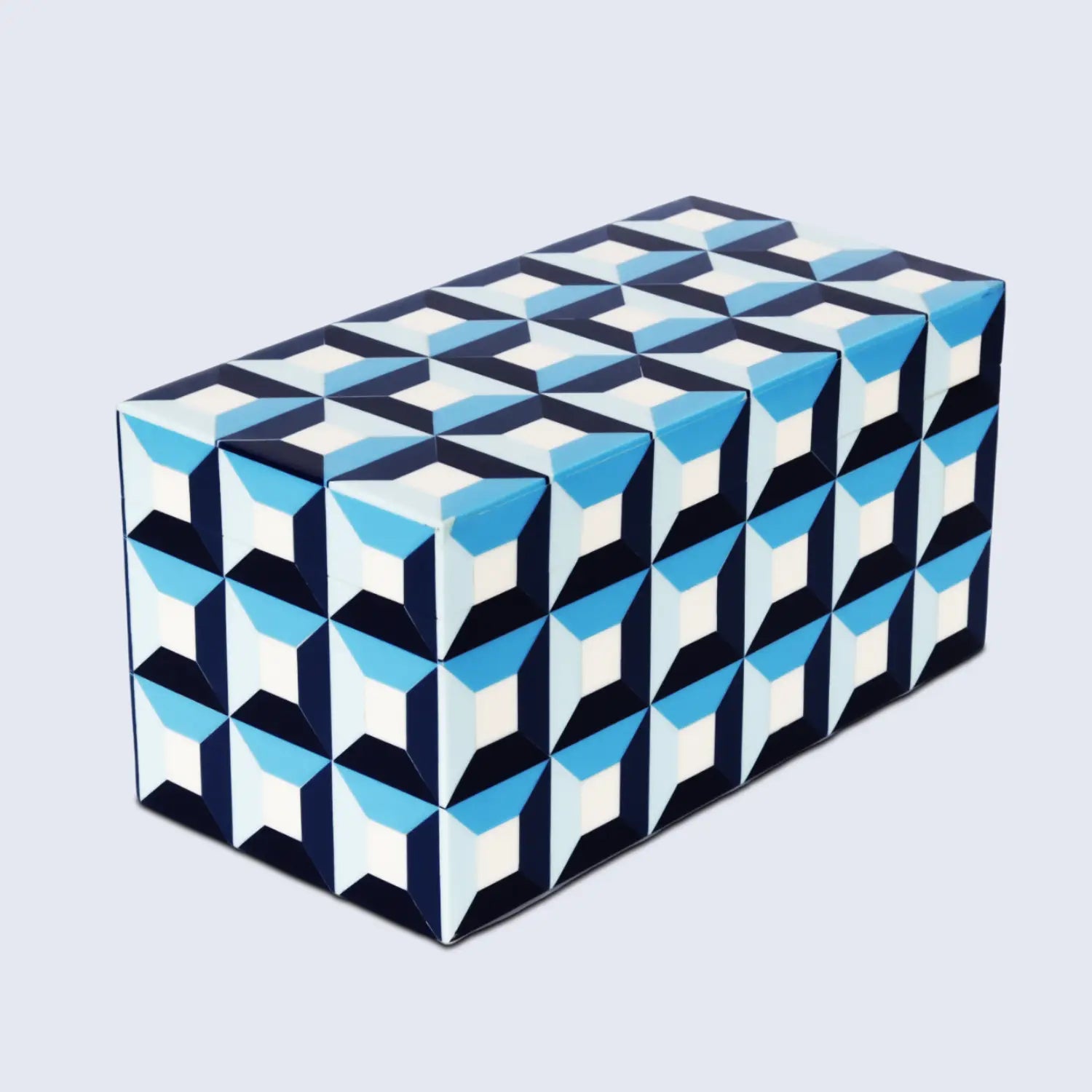 Blue Resin Inlay Decorative Storage Box – Patisserie Modern Collection
