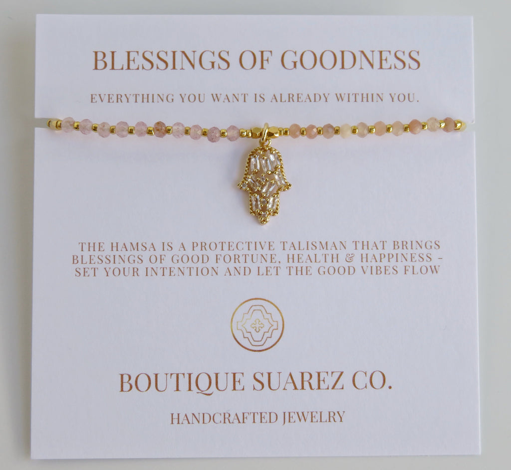 Divine Blessings - Kira Hamsa Bracelet