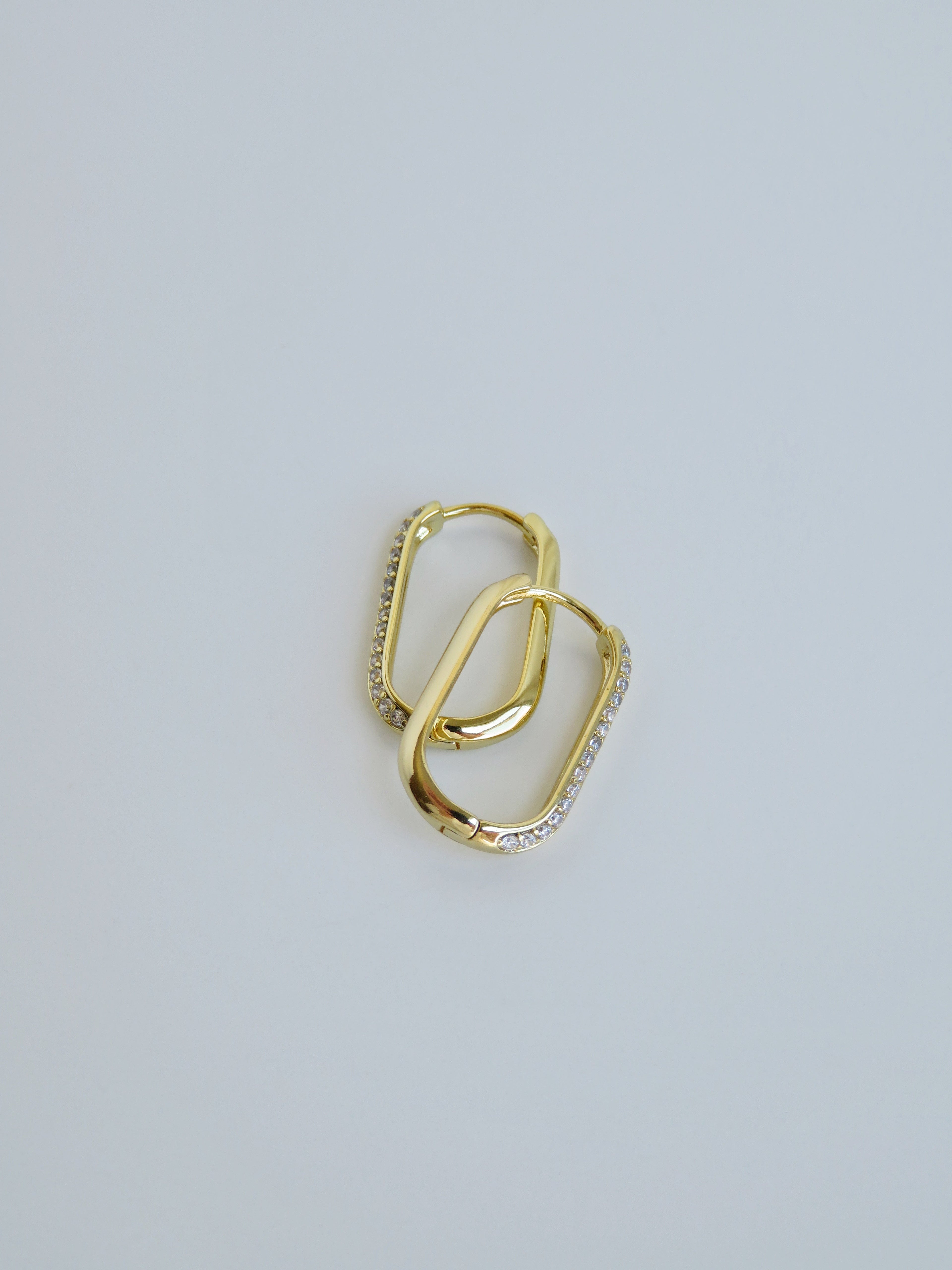 Cadence Diamond Hoops