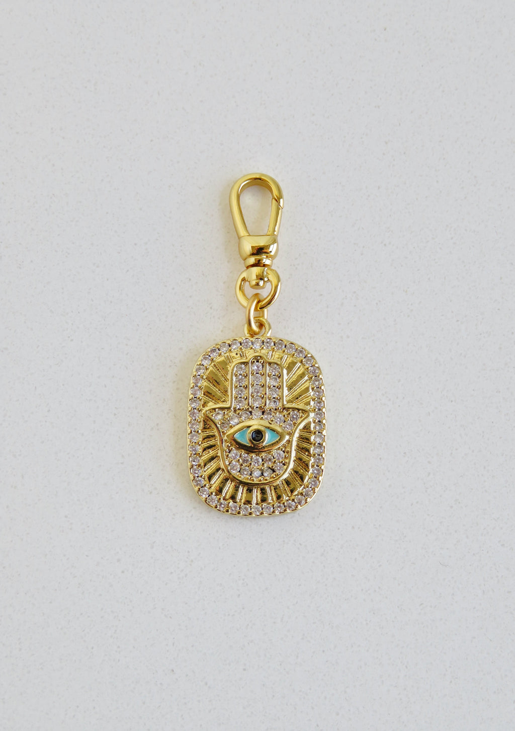 Hamsa - Hand of God Charm on Swivel Clasp
