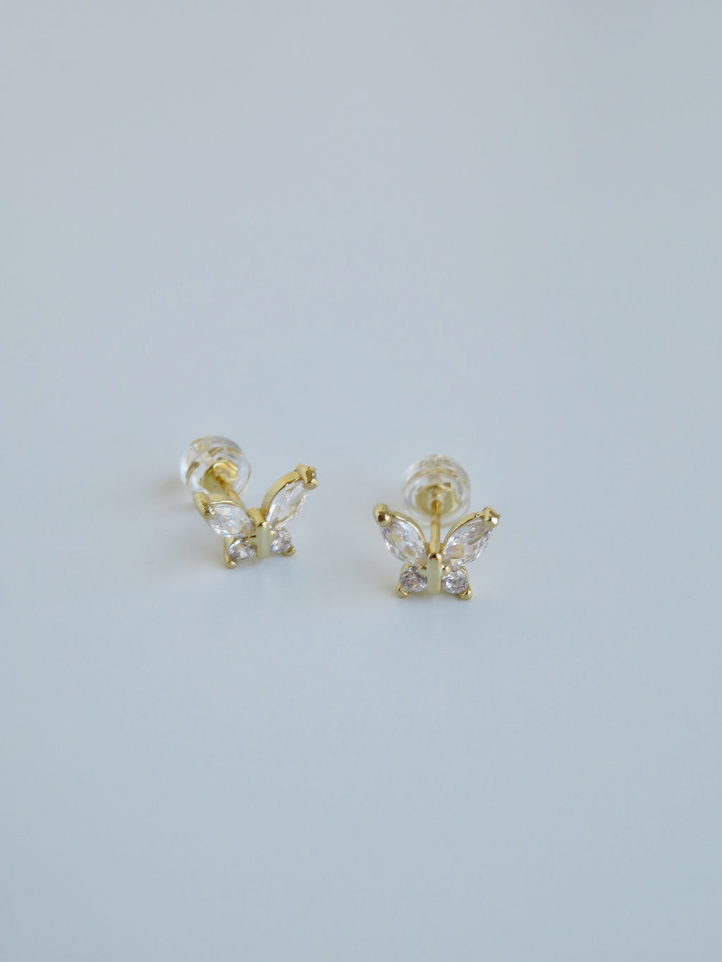 Diamond Butterfly Earrings