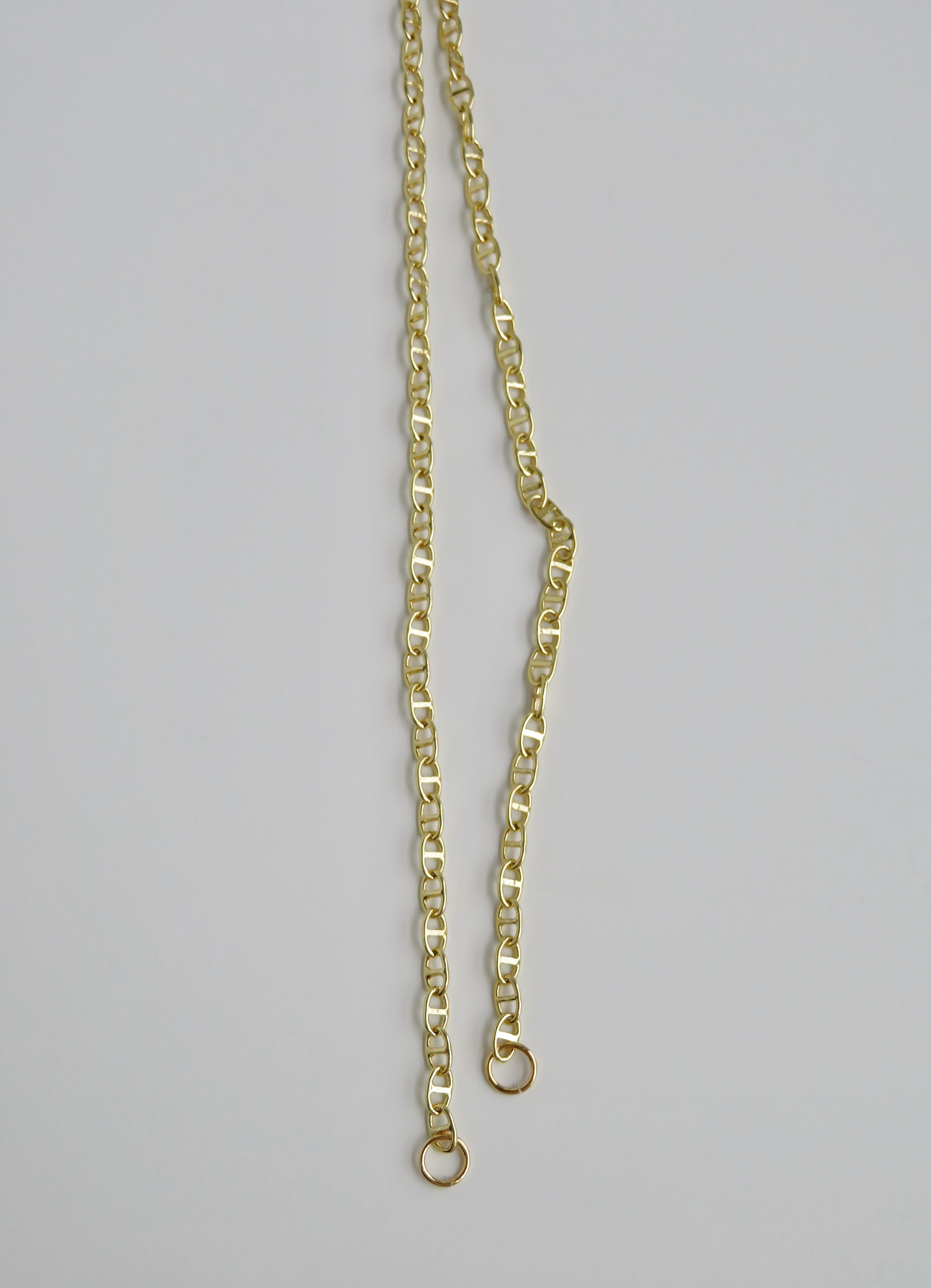 Petite Mariners Charm Holder Necklace - Clicker Clasp - add charms