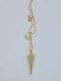 Diamond Arrowhead Necklace