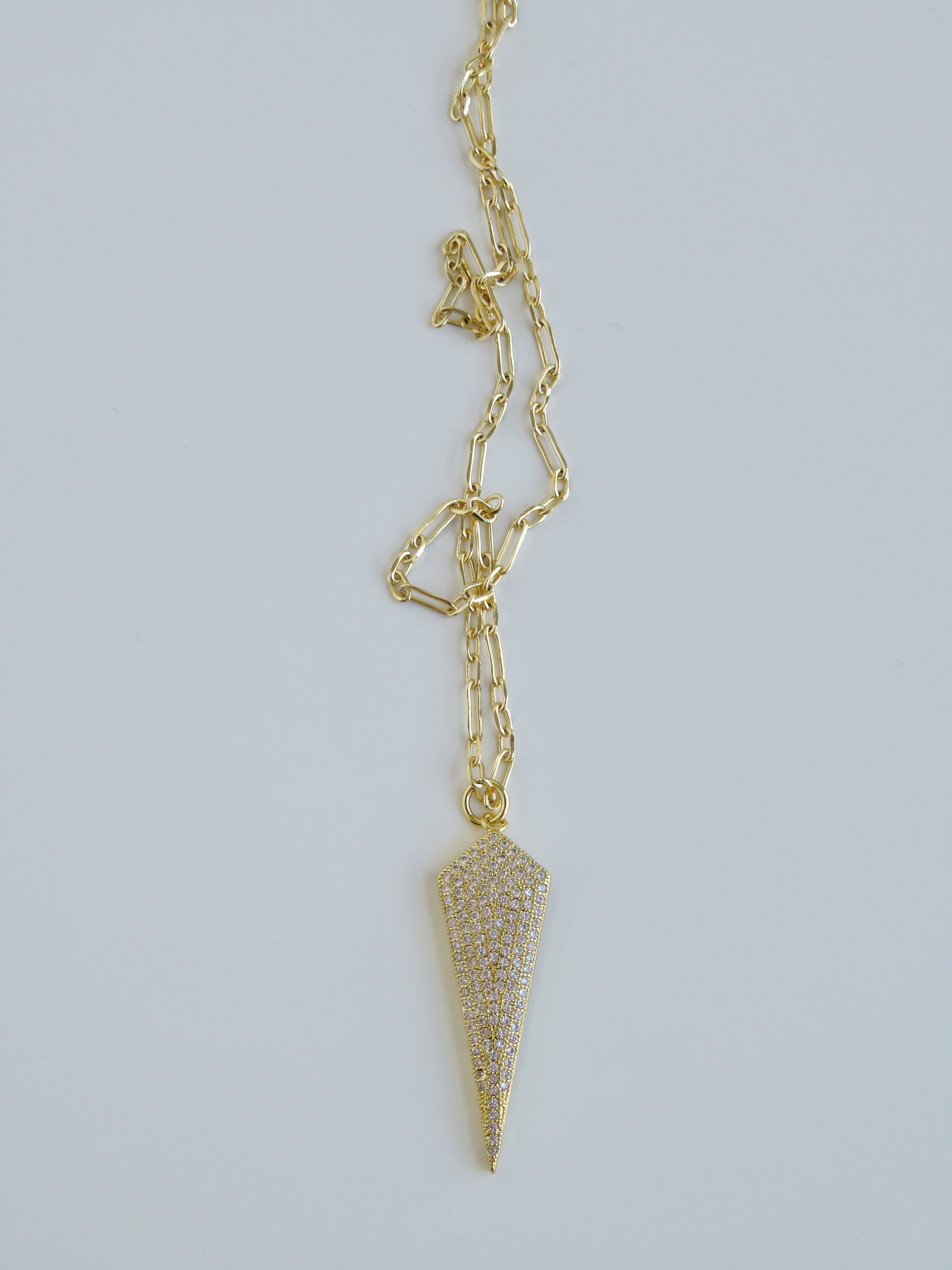 Diamond Arrowhead Necklace