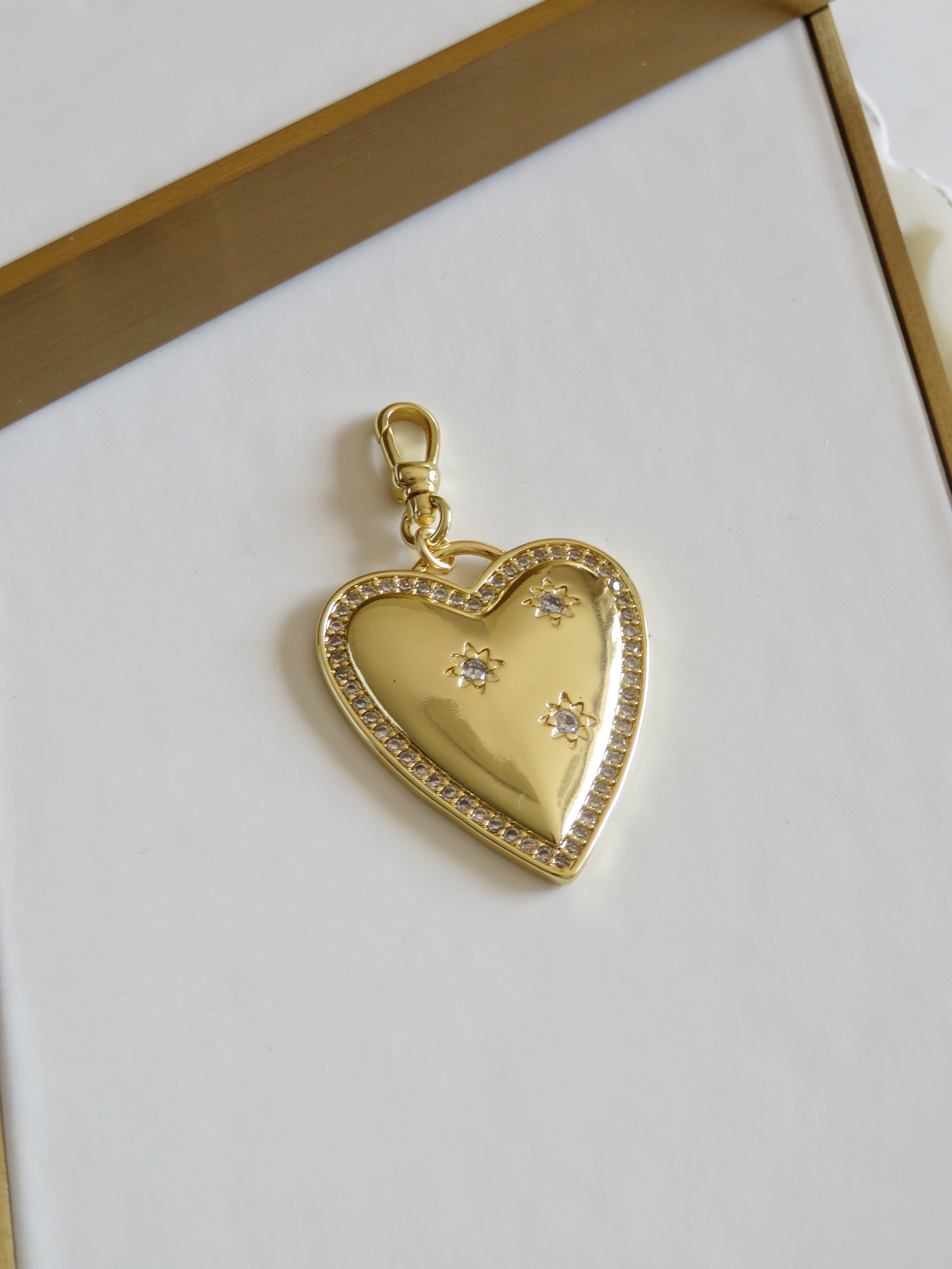 Big Love Celestial Heart Pendant on Swivel Clasp