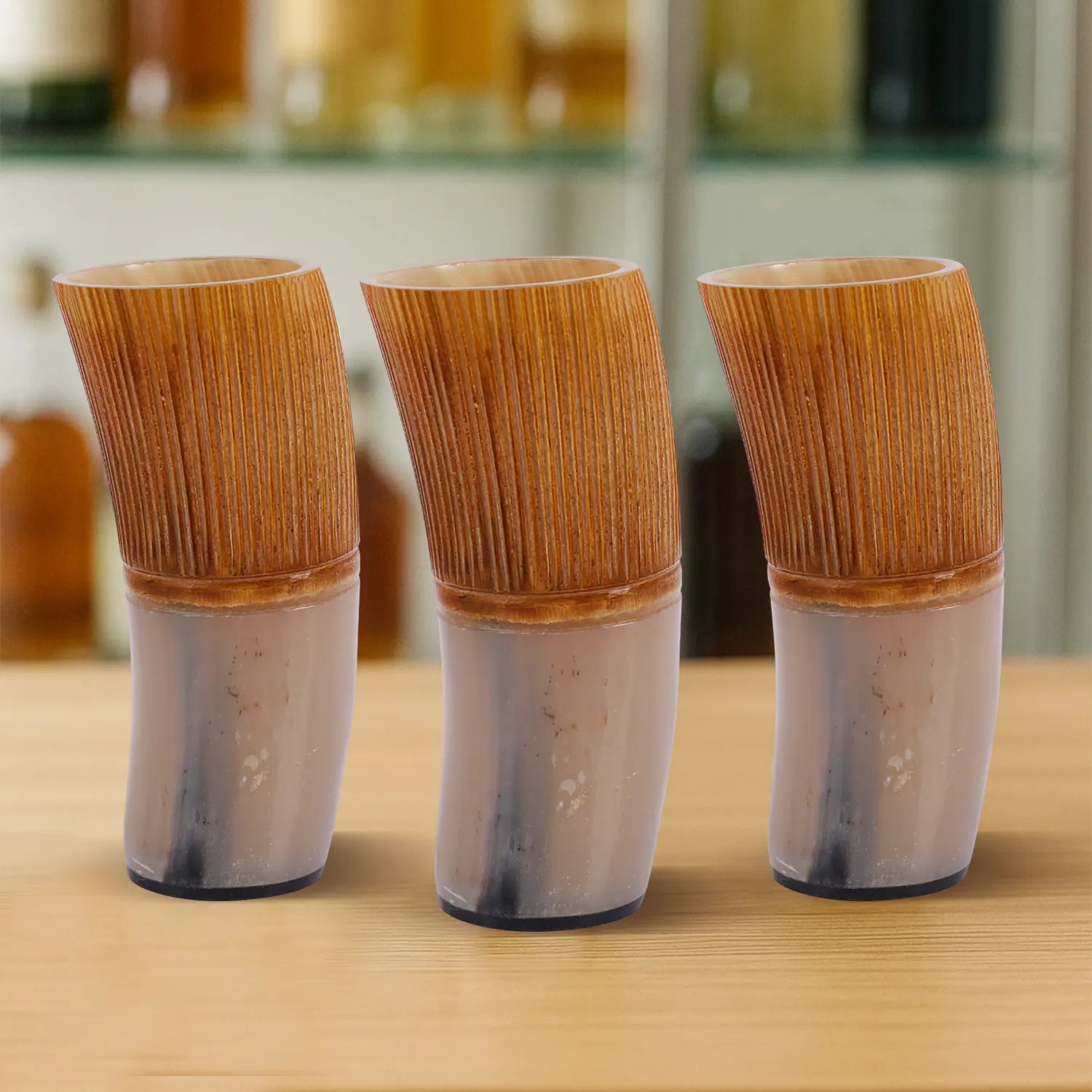 handmade striped drinking glasses and all purpose tumblers 8.-10 oz pack of 1