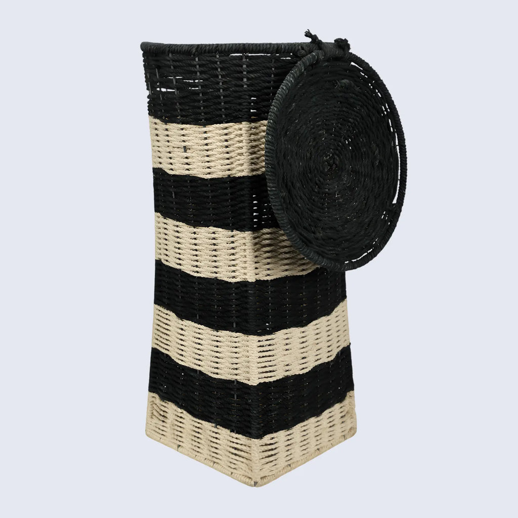 handmade-cotton-iron-laundry-basket-organizer-box-large