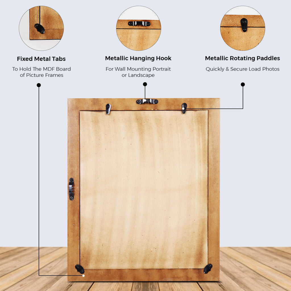 Poster Frame Halo Ivory Wood & Resin Inlay Make to Order 8.3X11.7