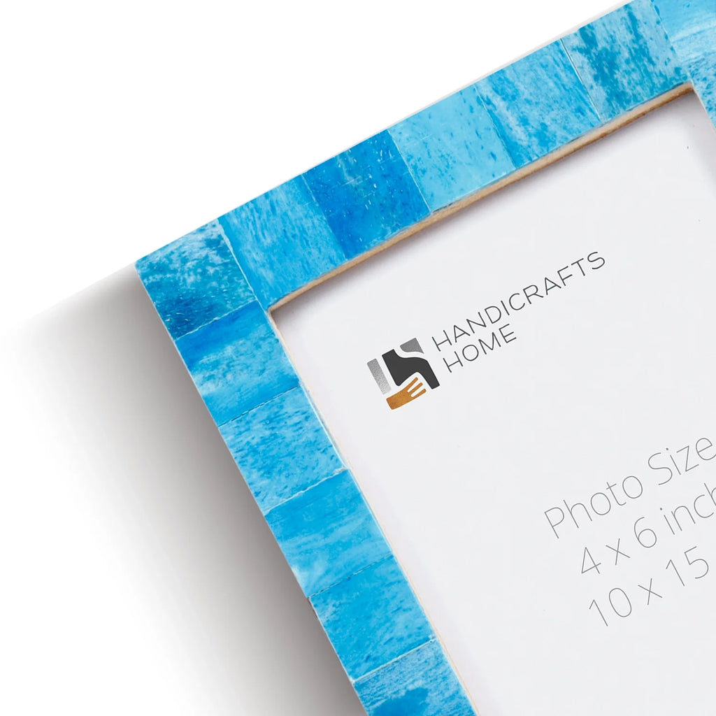 Picture Frame Classic Collection Bone Inlay Turquoise Pack of 2 – 3 Sizes