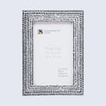 Rhythm Particle Picture Frame B&W Resin Inlay 4x6 5x7 8x10