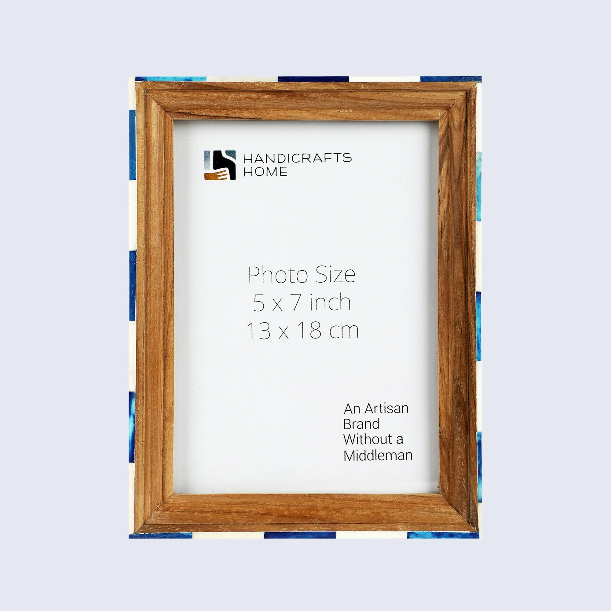Picture Frame Handmade Fairground Carousel Bone Inlay Wood – 4x6 & 5x7"