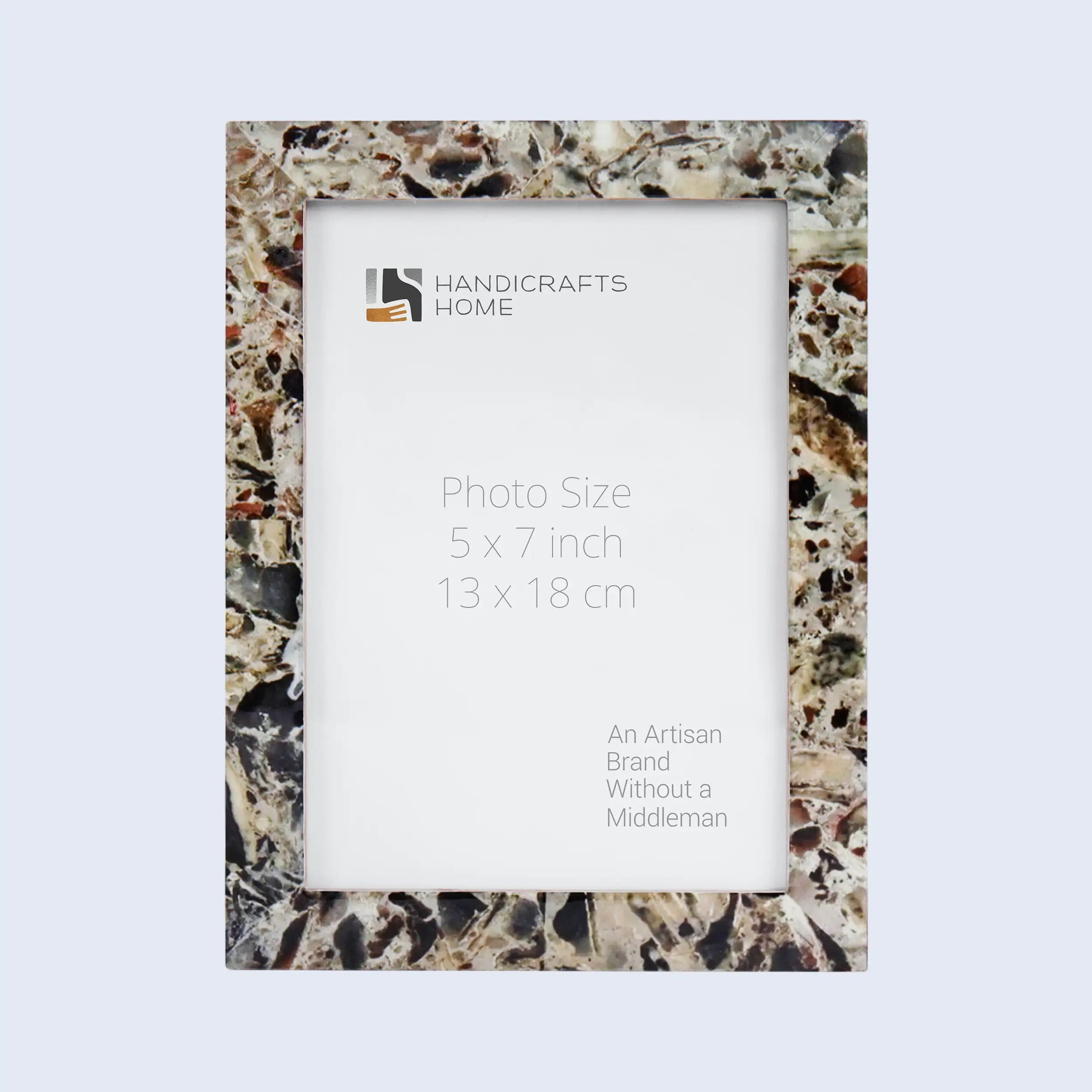 Picture Frame Rare Earth Corsica Pattern Collection Resin Inlay Multi – 3 Sizes