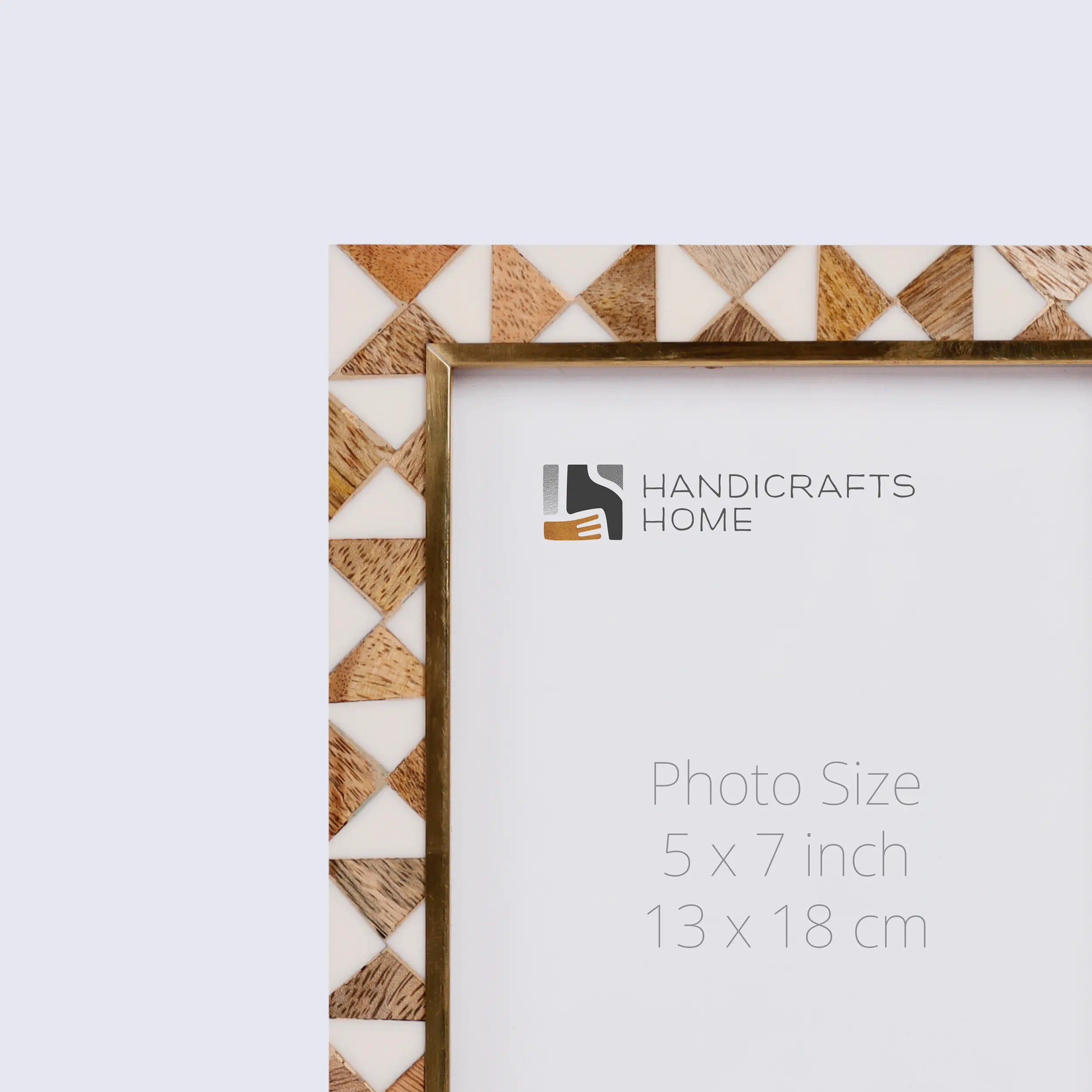 Poster Frame Halo Ivory Wood & Resin Inlay Make to Order 8.3X11.7