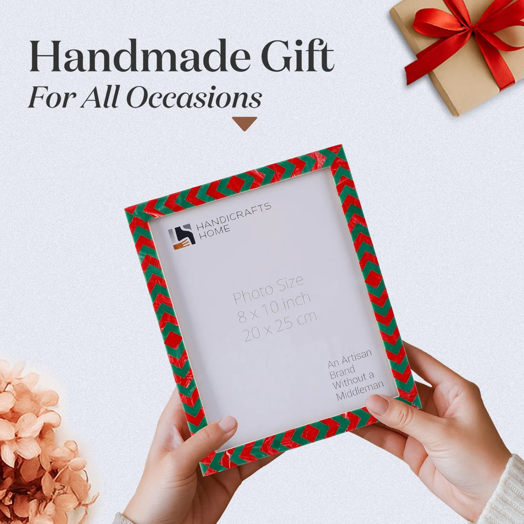 Picture Frame Lisbon Gems Collection Resin Inlay Multi-Color – 3 sizes (Pack of 2)