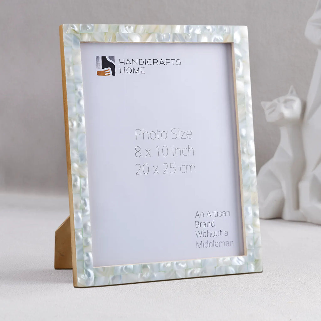 Mother of Pearl Inlay Picture Frame Green 4x6 5x7 8x10
