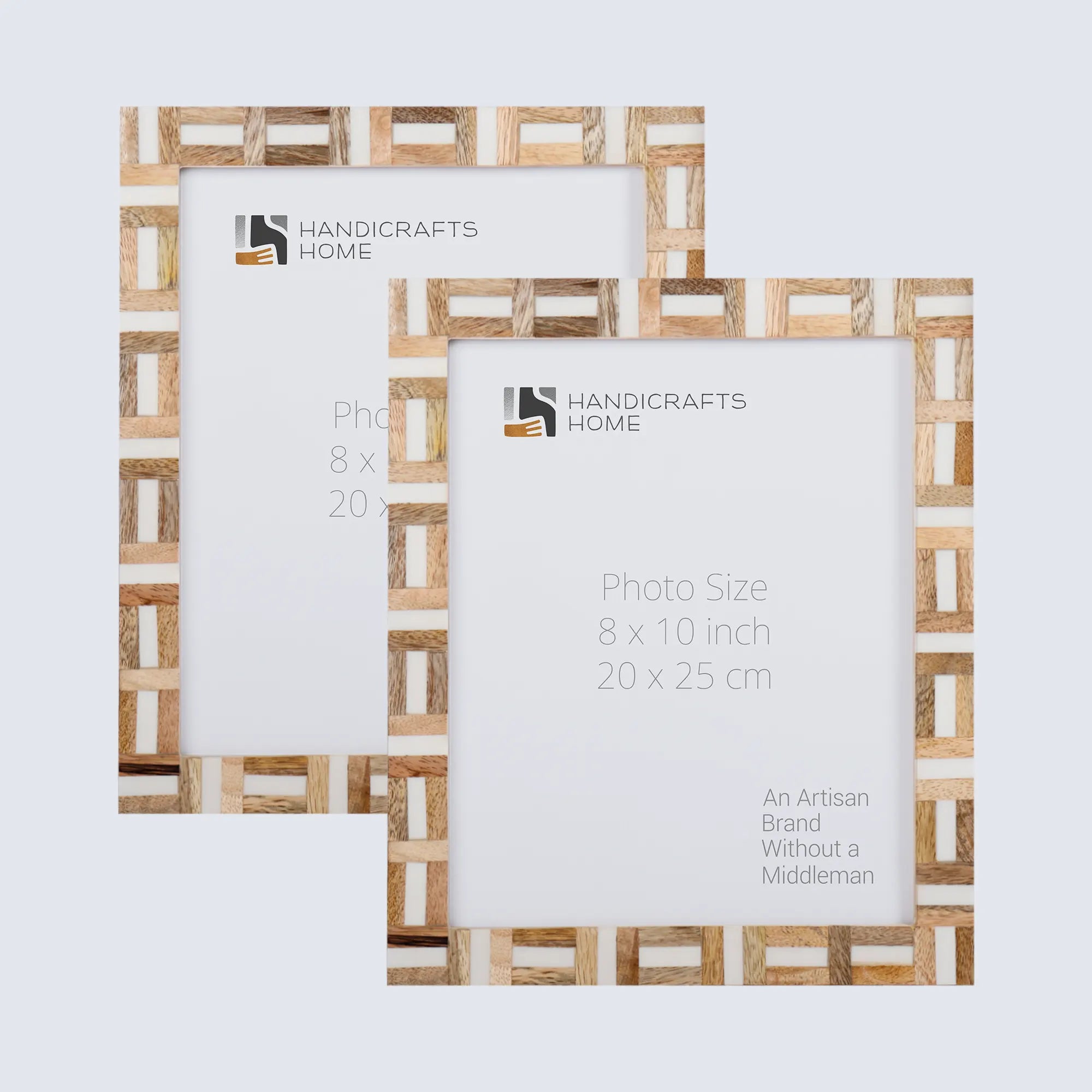 Picture Frame Marquet Chase Collection Resin Inlay Multi Color Pack of 2 Available in 8 Sizes