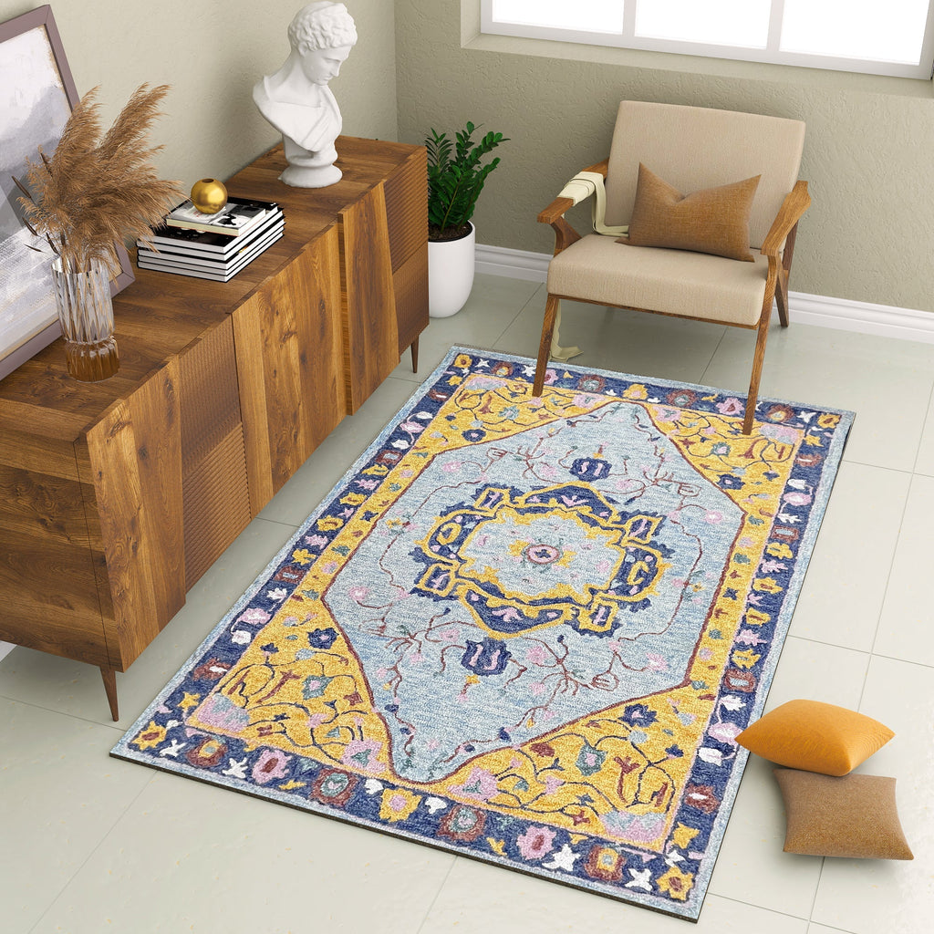 Premium Hand-Tufted Rug Made of 100% Wool  - Royal Realm - 6x9 Feet
