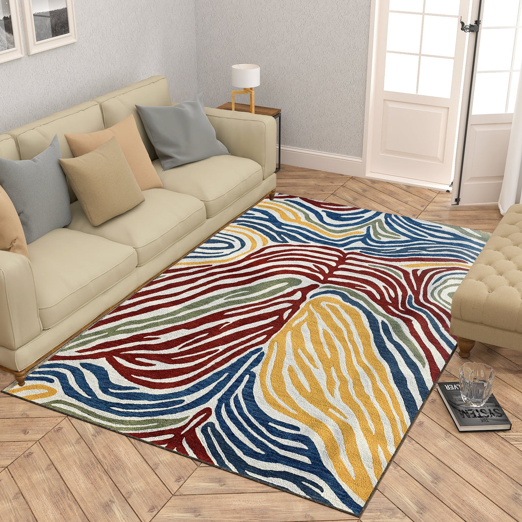 Premium Hand-Tufted Rug Made of 100% Wool  - Savanna - 6x9 Feet