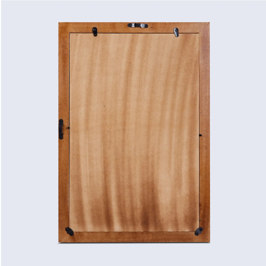 Make To Order Chevron Brown Mirror Bone Inlay Collection in 4 Sizes