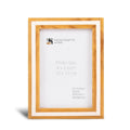 Picture Frame Avant Amber Collection Resin Inlay Orange & White – 4x6, 5x7 & 8x10"