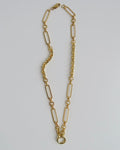 Mallorca Clasp Necklace - Clicker Clasp - add charms