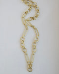 Louvre Charm Holder Necklace - Clicker Clasp - add charms